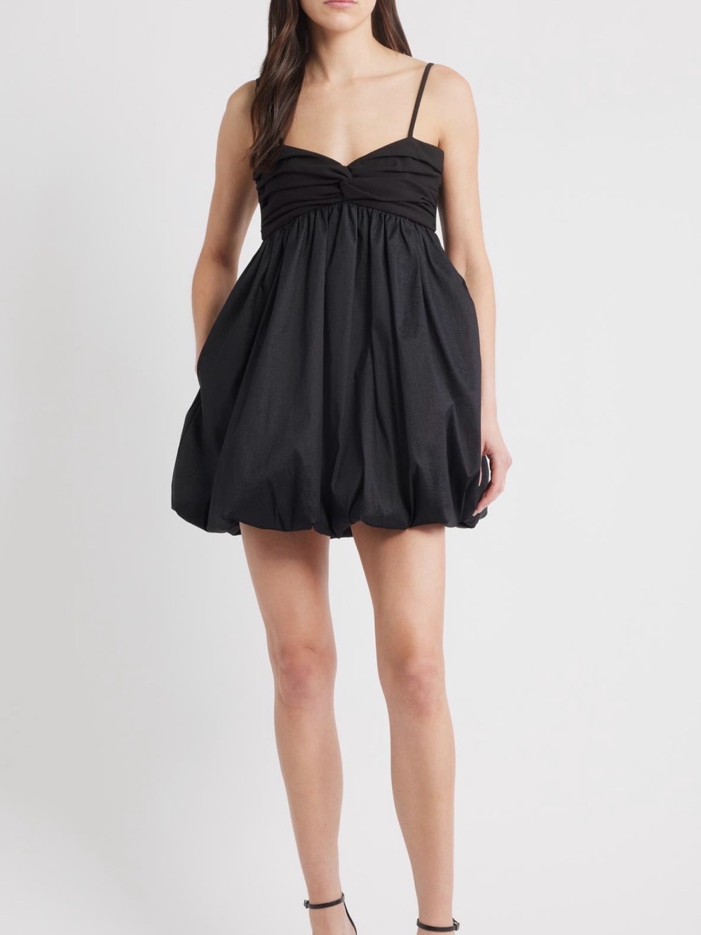 NWT Serefina mixed media bubble dress